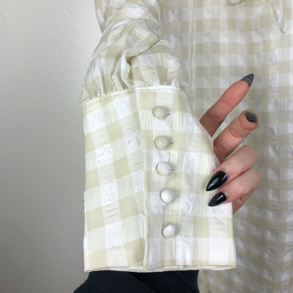 Walter Baker NWOT Gingham Baby Doll Dress - Picture 5 of 8